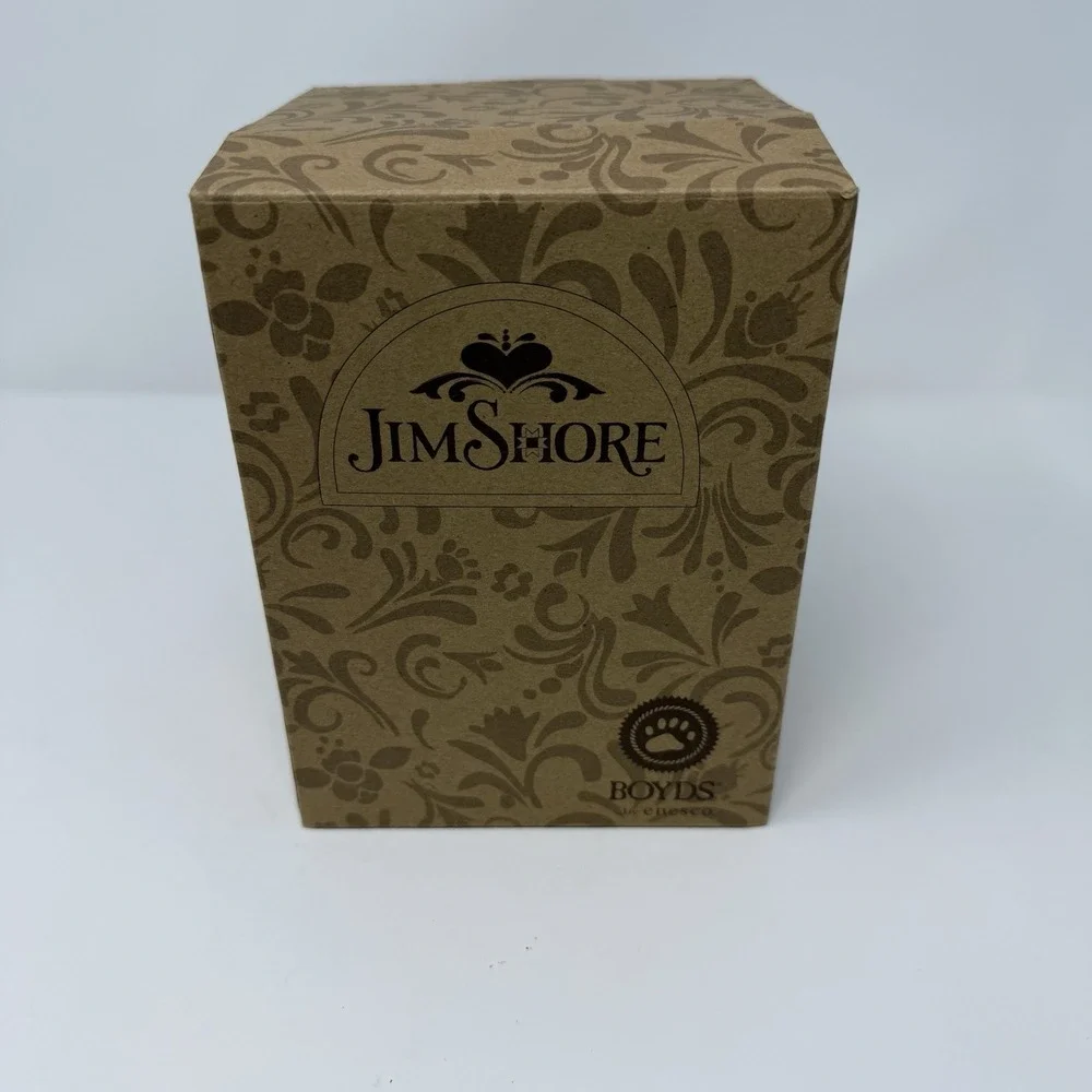 BOYDS BY JIM SHORE Santa with Holly Christmas Wishes 4-3/4